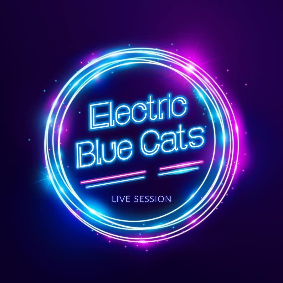 Electric Blue Cats - Coeur de Rockeur