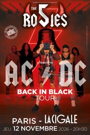 The 5 Rosies, un tribute à AC/DC qui vaut le détour à La Cigale le 12/11/2026 et tournée
